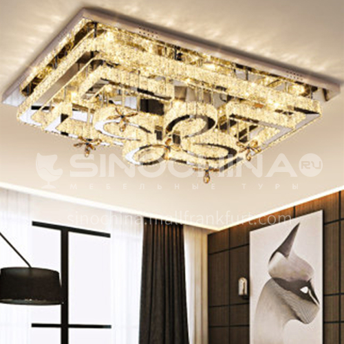 Crystal lamp rectangular modern led ceiling lamp LG-X197